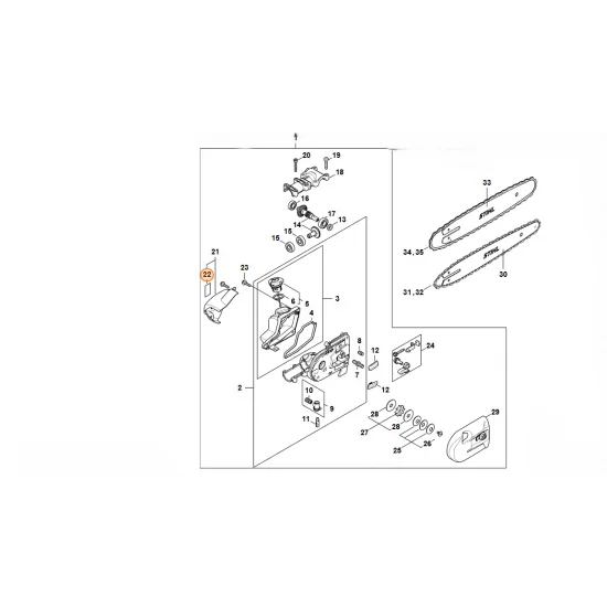 STIHL  Tabliczka ostrzegawcza 0000 967 7337